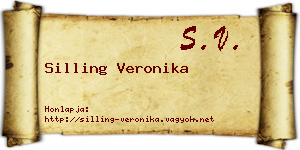 Silling Veronika névjegykártya
